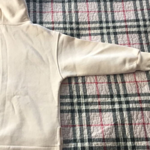 Girls' hoodie with rhinestone designs used, size 128 cm