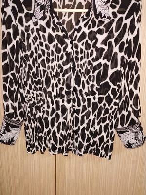 Basler vintage 90's shirt M new, black with padded shoulders