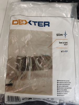 Dexter nylon dust sheet for renovation, new in box