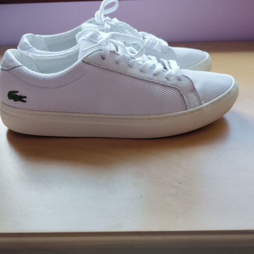 Lacoste men's sports sneakers used, size 42, white