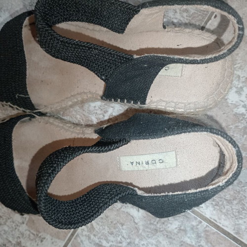Corina espadrilles used, black, size 38, summer sandals