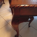 Art Deco dining set from interwar period fully restored with 4 chairs