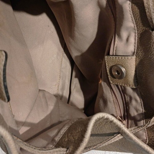 KEM leather backpack like new, beige