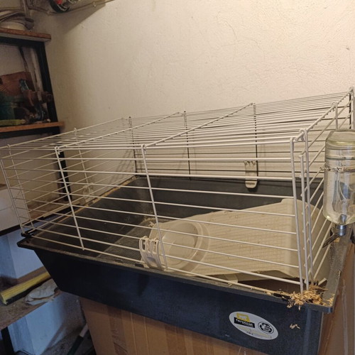 Ferplast Cage Rabbit 100 like new, blue, 95x57x46cm