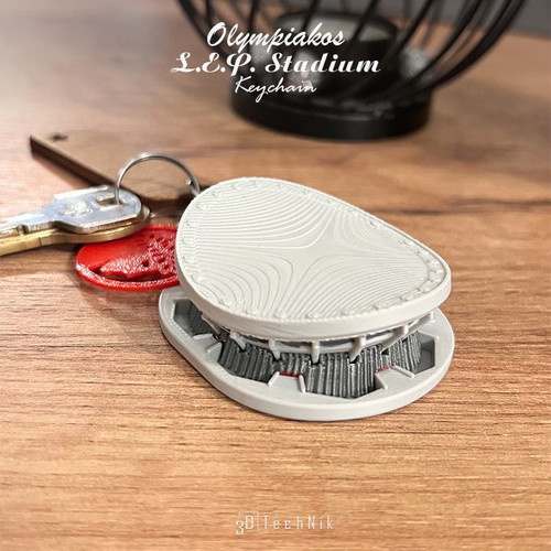 Olympiakos S.E.F. Stadium 3D Printed Keychain New