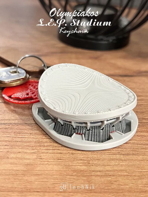 Olympiakos S.E.F. Stadium 3D Printed Keychain New
