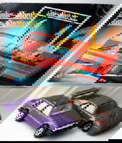VINTAGE 80'S COLOR MAGIC AUTO STATION ΑΥΤΟΚΙΝΗΤΑΚΙΑ VOLVO V60 GLE BMW M1 MC TOY ΚΑΙΝΟΥΡΓΙΟ !