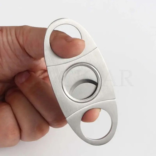 Cohiba Luxury Double Blade Stainless Steel Cigar Cutter in Box