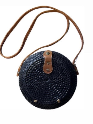 Summer crossbody bag like new, black