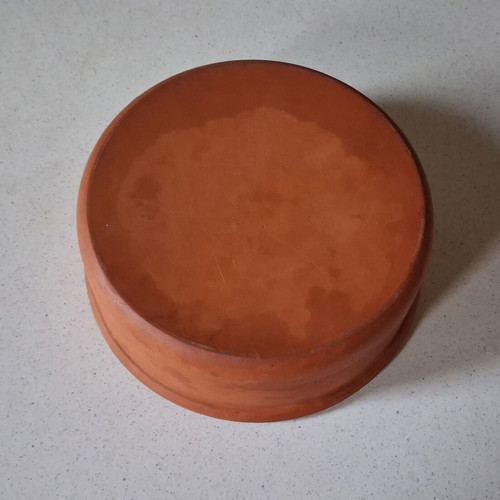 Clay traditional ceramic giouvetsaki like new, 18 cm diameter