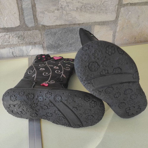 Smart Kids boots size 24 used, black and pink