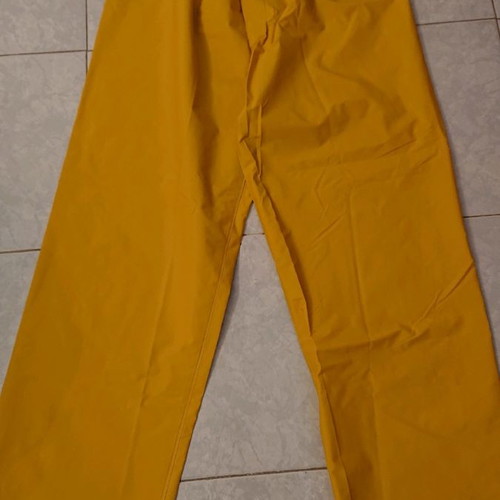 Waterproof plastic pants unused, size XL