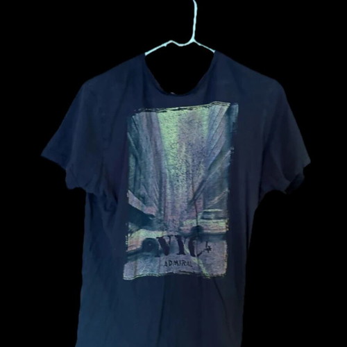 Admiral T-shirt black with NYC 14 print, like new, size M