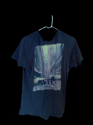 Admiral T-shirt black with NYC 14 print, like new, size M