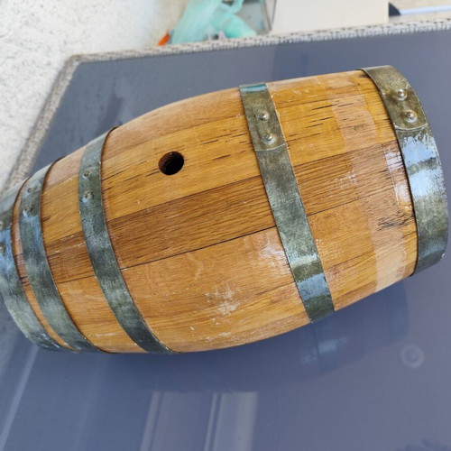 Handmade wooden barrel 12 liters new with tap