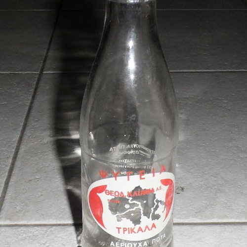 Soft drink bottle used, Psygeia Kliafa Trikala