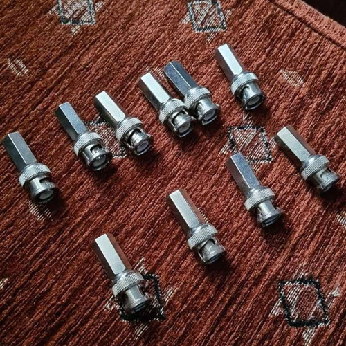 BNC connectors ίσιοι για RG58, καινούργια, πακέτο 10 τεμαχίων
