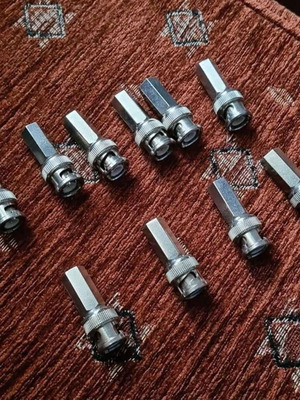 BNC connectors ίσιοι για RG58, καινούργια, πακέτο 10 τεμαχίων