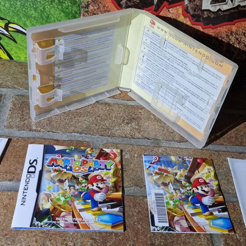 Nintendo DS Mario Party case and manual like new, without game