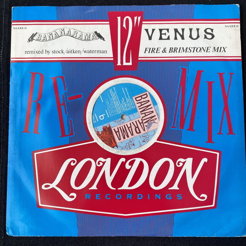 Bananarama Venus Fire & Brimstone Remix 12" vinyl record used, electronic