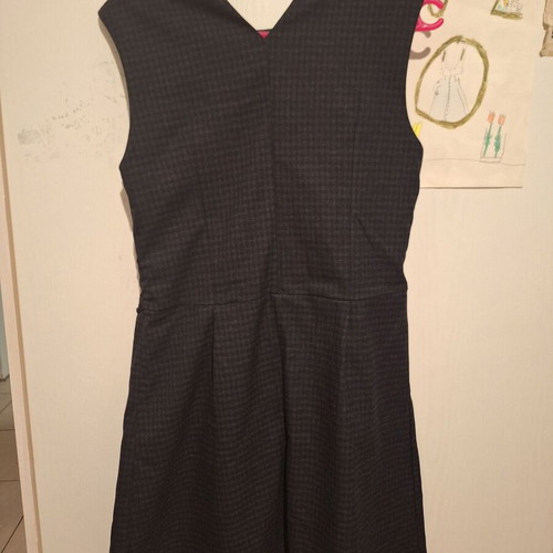 Helmi checked dress size Large like new