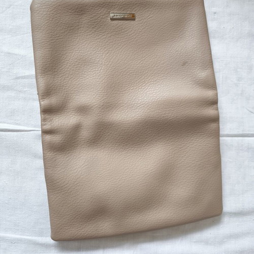 David Jones crossbody clutch bag beige new