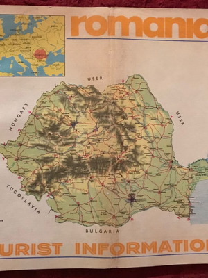 Romania vintage travel brochure like new, 28 pages