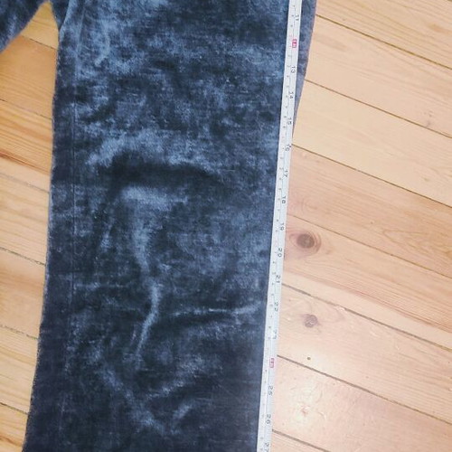 Velvet flare trousers blue used, size XS