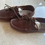 Lumberjack Sailor men's leather boat shoes size 41 like new, brown