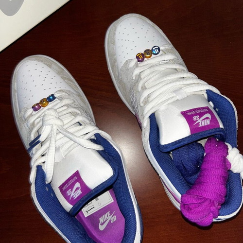 Nike SB Dunk Rayssa new, size 44, white and blue