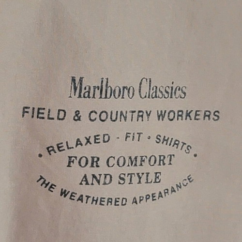 Marlboro Classics Men's Safari Shirt XL beige 100% cotton like new