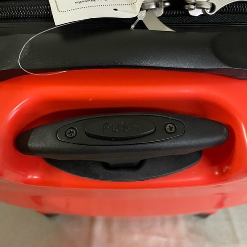 Nutella collectible suitcase new, red plastic