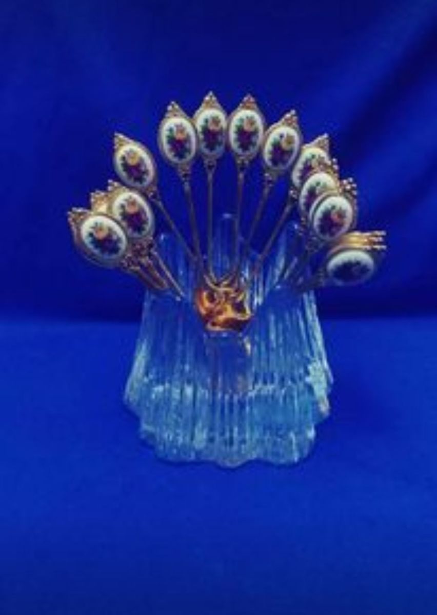 Nybro Volcano crystal candle holder, new - € 40,00 - Vendora.cy