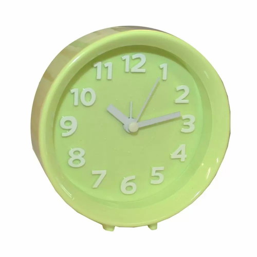 Alarm Clock Table Analog Large Green New