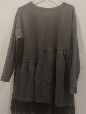 Tulle Dress like new, one size, black and gray