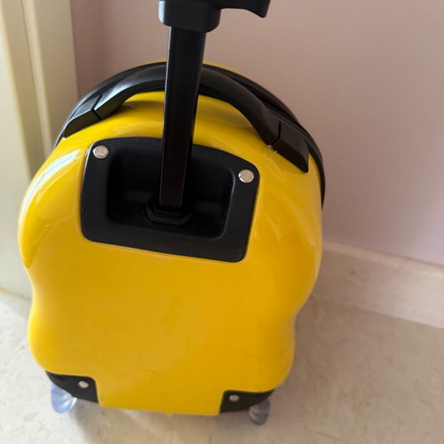 Bartuggi children's suitcase like new, yellow, trolley and backpack