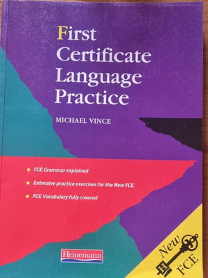 First Certificate Language Practice book new, English