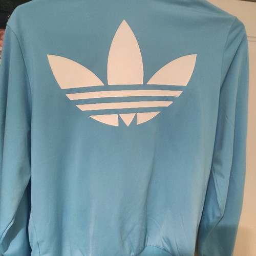 Adidas women's jacket like new, turquoise, size L
