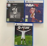 PlayStation PS5 games σαν καινούργια Fifa21 Fifa25 Nba2K21