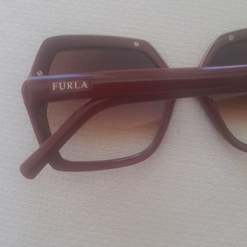 Furla sunglasses used, gold and brown
