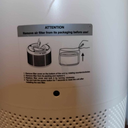 Rohnson Ionizer Air Purifier used 45W for 60m² spaces