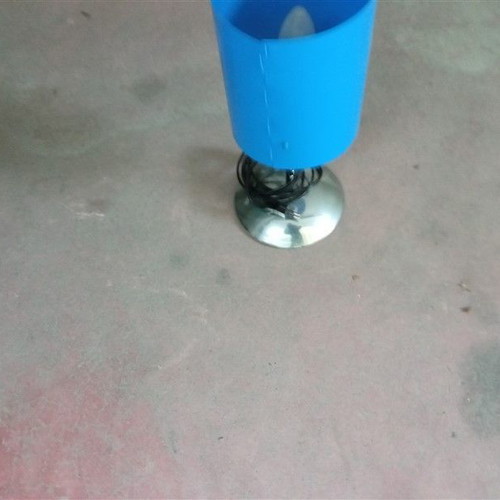 Metal table lamp used