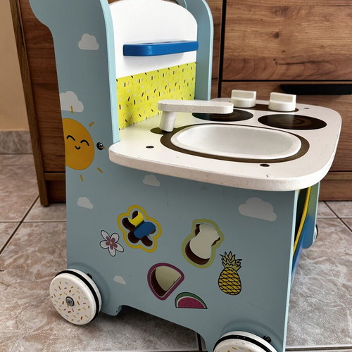 Wooden ELC Kitchen Walker used