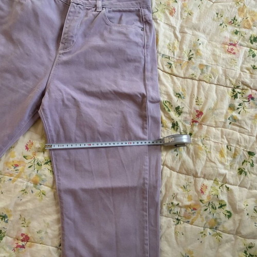 Karl Lagerfeld purple jeans like new, size M 38 10