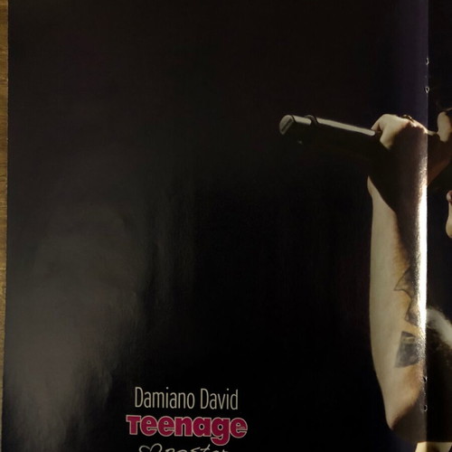 Damiano David poster from Teenage Girl magazine new
