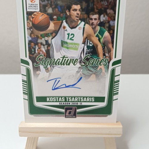Kostas Tsartsaris 2024-25 Donruss Euroleague Signature Series card