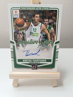 Kostas Tsartsaris 2024-25 Donruss Euroleague Signature Series card