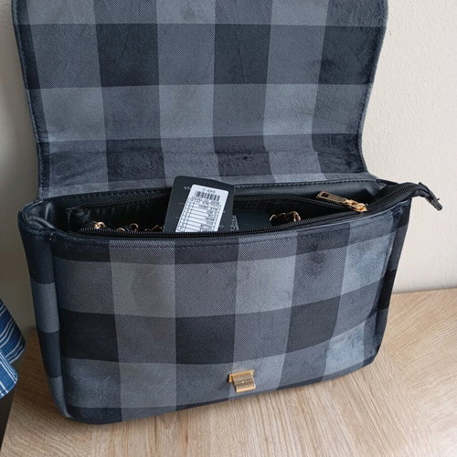 Women’s suede bag new gray A To Z Greek