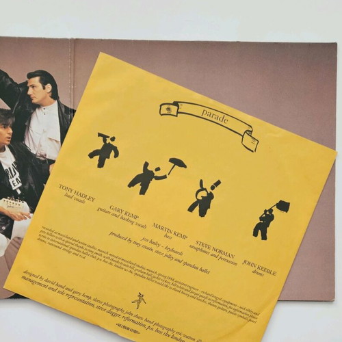 Spandau Ballet Parade vinyl used, first release 1984