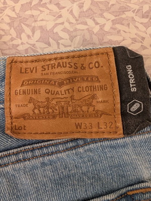 Levi's Skate Jeans used, size 33x32, blue